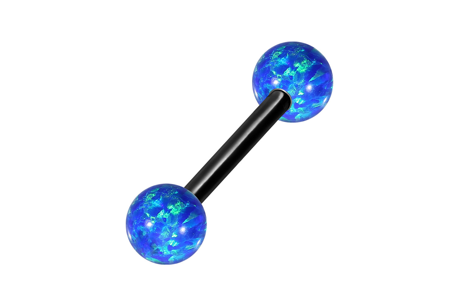 Titan Barbell Piercing SYNTHETISCHE OPALE